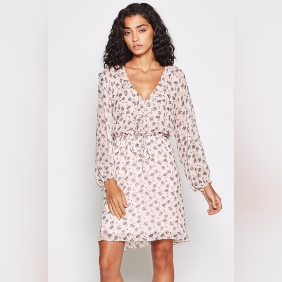 Joie Dresses & Skirts - Joie Marelle Floral Ruffled Silk Dress In L  NWT